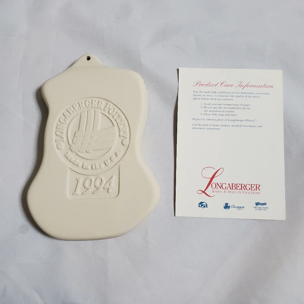 Longaberger Easter Mama and Baby Bunny Cookie Mold
